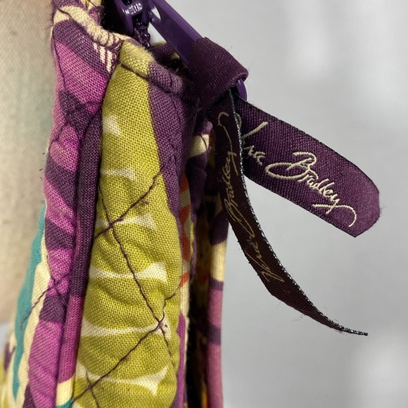 Vera Bradley Retired Plum Crazy Colorful Patterned Crossbody Shoulder Bag - Picture 5 of 16
